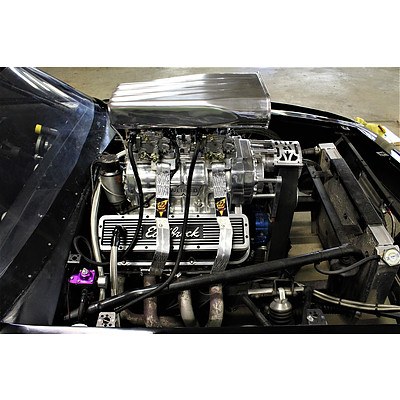 01/1968 Chevrolet Camaro Blown Drag Car Coupe Black 468 Big Block Supercharged V8