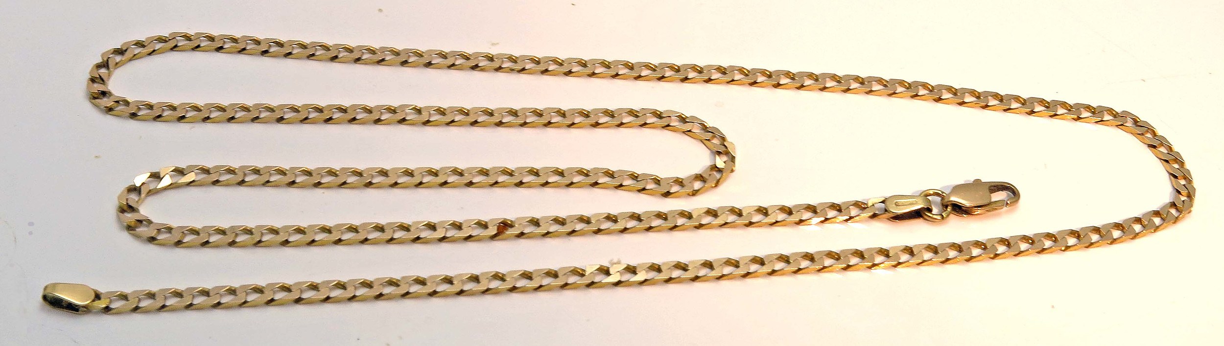 9ct Gold Chain Italian Diamond-Cut - Lot 1205394 | ALLBIDS