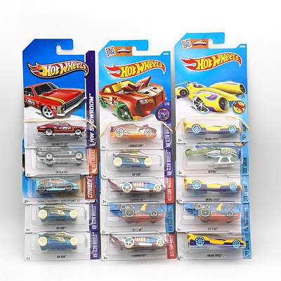 Fifteen Hot Wheels Models, HW Ride Ons, Sky Show, Holiday Rockets, Glow Wheels and More