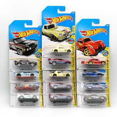 Thirteen Hot Wheels HW Speed Graphics, Including Ford GT, Volkswagen Kafer Racer and More 