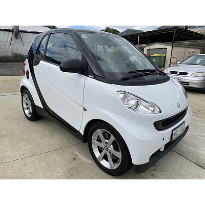 10/2008 Smart Fortwo Coupe  2d Coupe White 1.0L