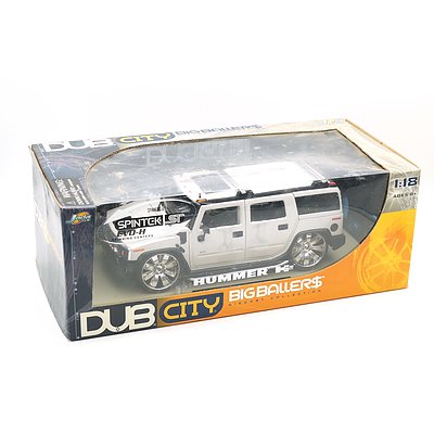 Boxed Bigballers Diecast Collection 1:18 Scale Hummer H2