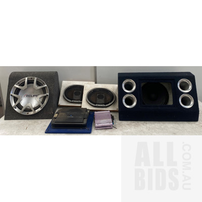 Assorted Speakers and Amplifiers