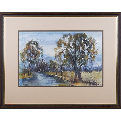 Nora Walsh, River Scene, Watercolour, - Lot 1230976 | ALLBIDS