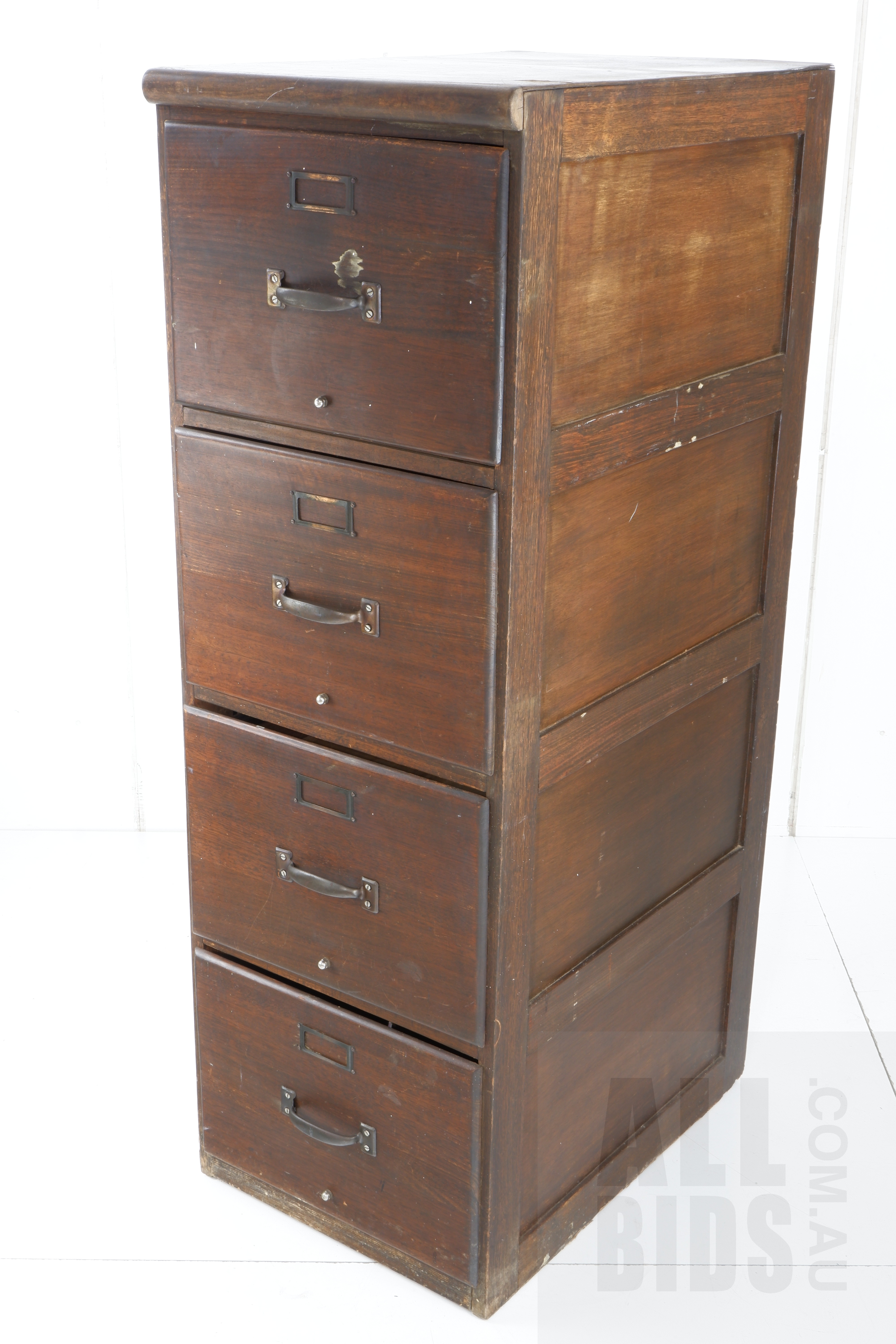 maple 4 drawer filing cabinet