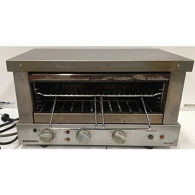 2014 Stainless Steel Roband GMW815E Salamander Grill