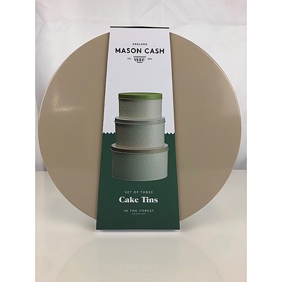 L31 - Mason Cash Set of Three Cake Tins