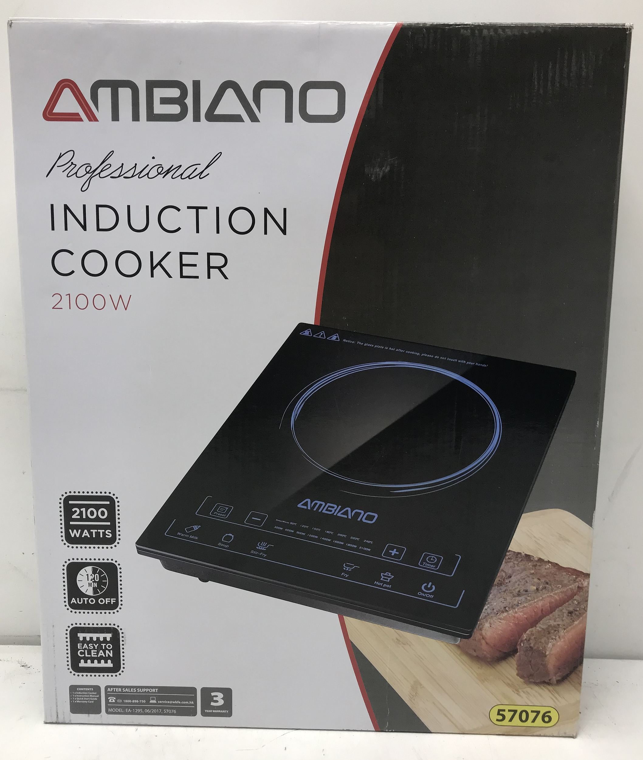 ambiano professional induction cooker