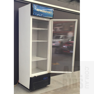 Commercial Drinks Display Fridge On Casters