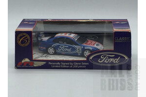 Classic Carlectables Signature Series, 1999 Ford Falcon AU #5 FTR Team 299/500 1:43 Scale Model Car - Signed By Glen Seton