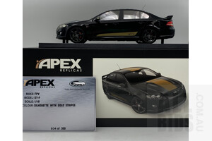 Apex Replicas Silhouette With Gold Stripes Ford FPV GT-F -034/300 - 1:18 Scale Model Car