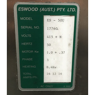 Eswood ES-50U Commercial Dishwasher