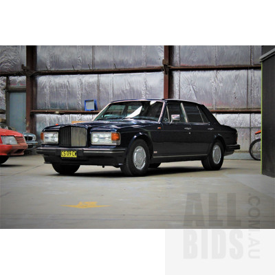 1/1986 Bentley Turbo R 4d Saloon Royal Blue 6.8L V8 Turbo