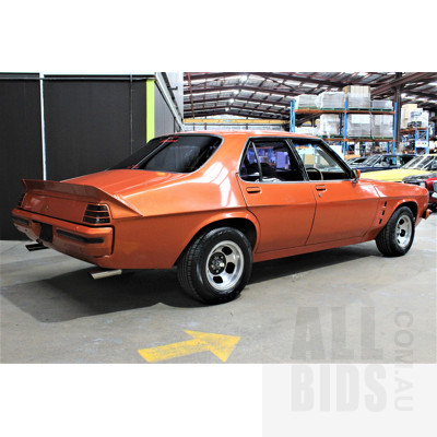 1/1975 Holden Monaro GTS HJ 4d Sedan Orange 5.0L V8