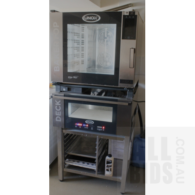 Unox Bakertop Combi Oven and Unox Deck Top Static Oven With Stand(Under Manufacturer Warranty) - ORP $20,800