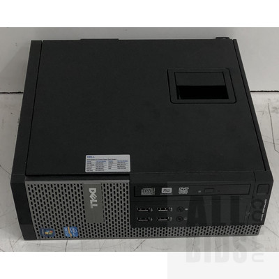Dell OptiPlex 9010 Intel Core i7 (3770) 3.40GHz CPU Small Form Factor Desktop Computer