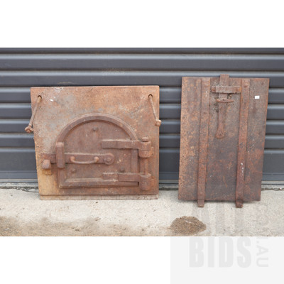 Antique Bakers Oven Doors with - Lot 1242827 | ALLBIDS