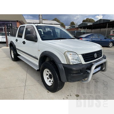 7/2003 Holden Rodeo LX RA Crew Cab P/up White 3.5L