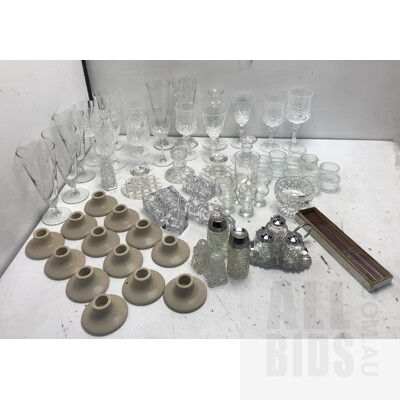 Lot Of Assorted Crystalware, Ceramics And Glassware