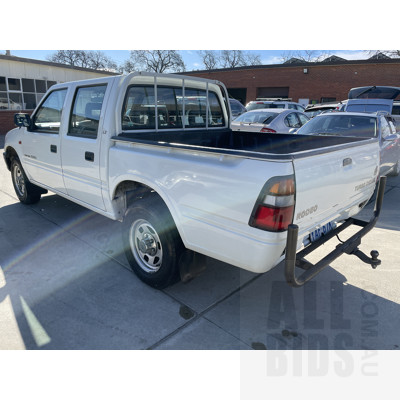 7/1998 Holden Rodeo LX (4x4) TFR7 C/chas White 2.8L