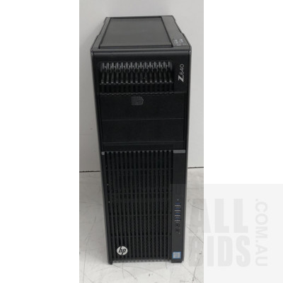 HP Z640 Dual Intel Xeon (E5-2643 v3) 3.40GHz CPU Workstation w/ NVIDIA Quadro M5000 GPU