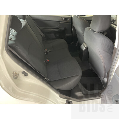 4/2013 Subaru Impreza 2.0i (awd) MY13 5d Hatchback White 2.0L