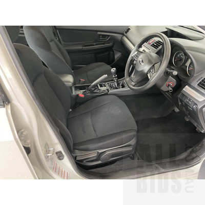4/2013 Subaru Impreza 2.0i (awd) MY13 5d Hatchback White 2.0L