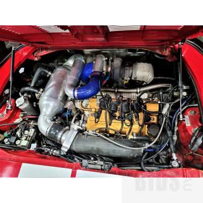 1/1990 Toyota MR2 Targa 2d Coupe Red 2.2L Turbo