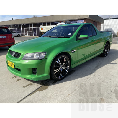 2/2008 Holden Commodore SV6 VE Utility Green 3.6L