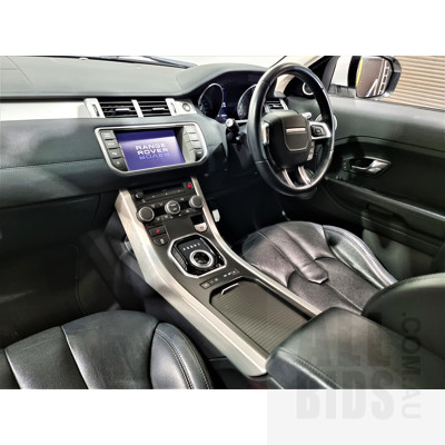 1/2013 Range Rover Evoque TD4 PURE 5dr White 2.2L Turbo Diesel