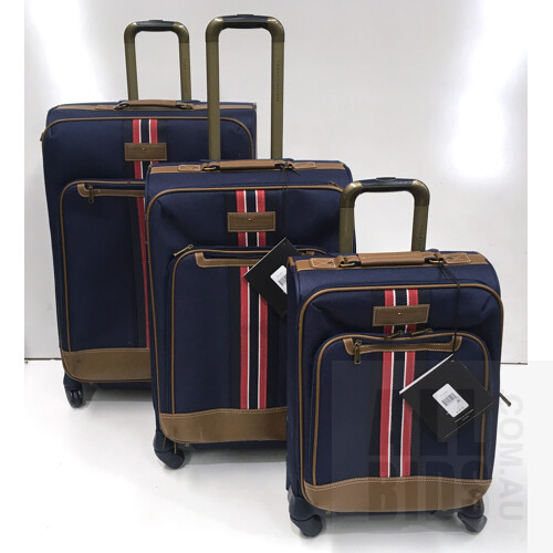 tommy hilfiger 3 piece luggage set