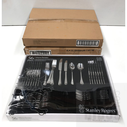 Stanley Rogers 56 Piece Cutlery Set - Lot of Three Incomplete Sets