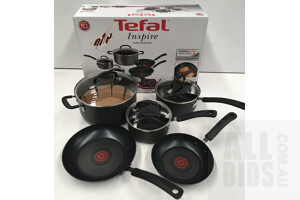 Tefal Inspire 5-Piece Hard Anodised Enhanced Non-Stick Cookware Set