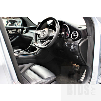 12/2016 Mercedes-Benz GLC43 AMG 4Matic X253 4d Wagon Diamond Silver 3.0L Twin Turbo
