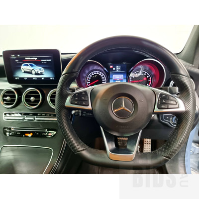 12/2016 Mercedes-Benz GLC43 AMG 4Matic X253 4d Wagon Diamond Silver 3.0L Twin Turbo