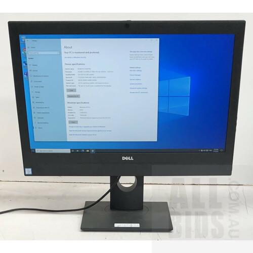 Dell OptiPlex 7450 AIO Intel Core i5 (7600) 3.50GHz CPU 23-Inch NON-Touch All-in-One Computer