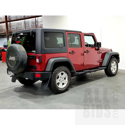 11/2011 Jeep Wrangler Unlimited Sport (4x4) JK MY11 4d Softtop Red 2.8L