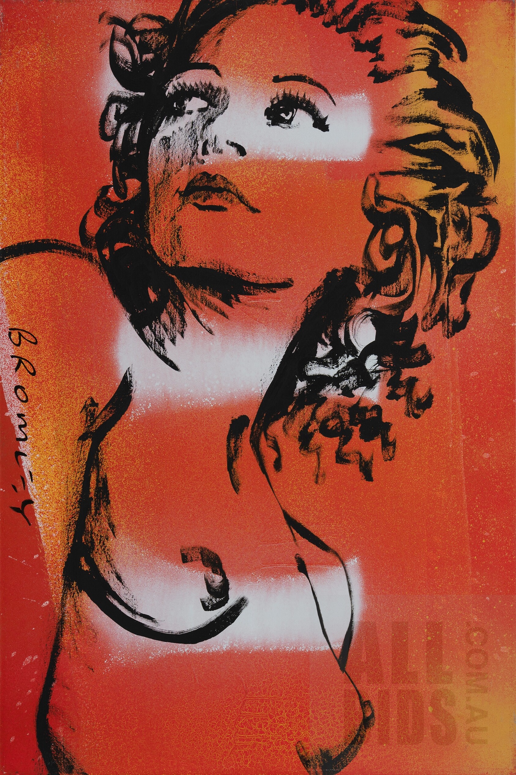 'David Bromley (born 1960), Hilary 2021, Acrylic on Canvas, 91.5 x 61 cm'