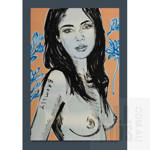 David Bromley (born 1960), Mallory 2021, Acrylic on Canvas, 91x61cm