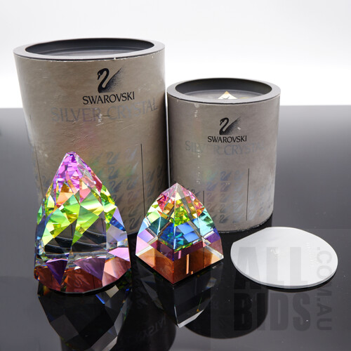 Swarovski Crystal Pyramids 8cm - Lot 1292709 | ALLBIDS