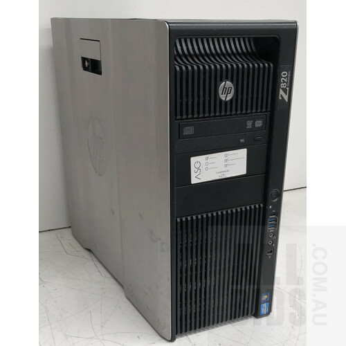 HP Z820 Dual Intel Xeon (E5-2620) 2.00GHz 6-Core CPU WorkStation for Spare Parts and/or Repair