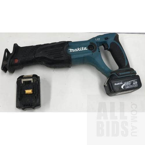 Makita DJR182 18v Cordless Reciprocating - Lot 1279937 | ALLBIDS