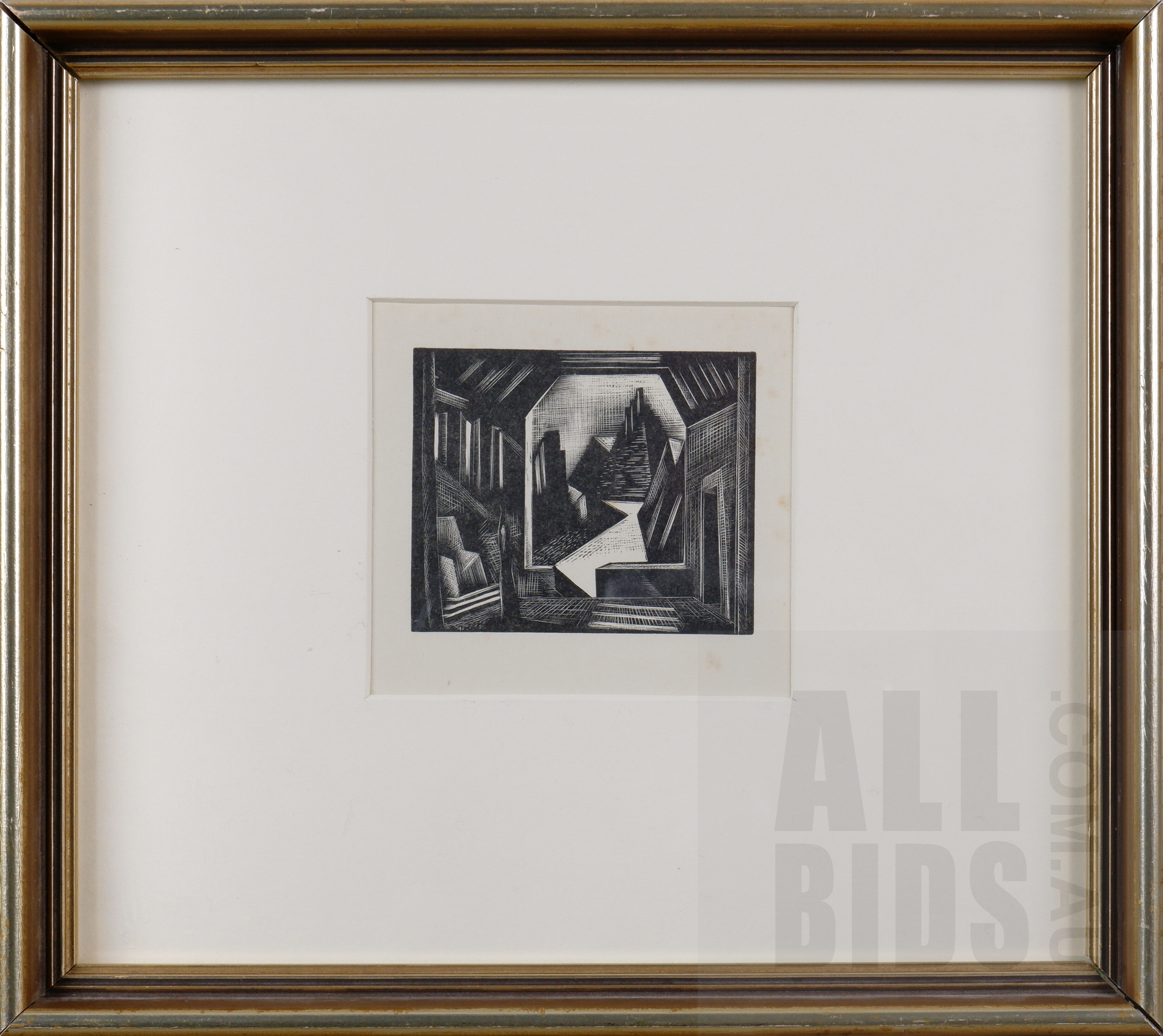 'Paul Nash (1889-1946, British), Gotterdamerung 1925, Wood Engraving, 7.5 x 9 cm (image size)'