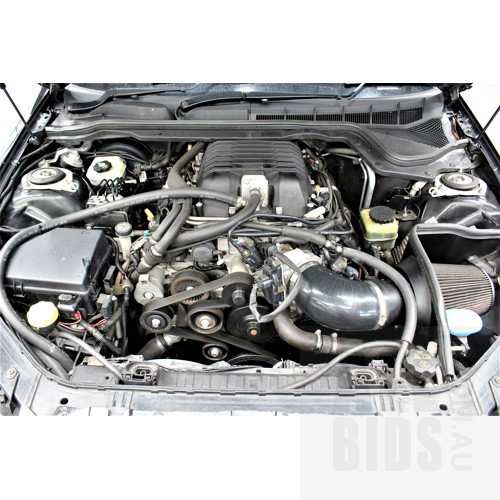 2/2010 Holden Commodore SS-V VE MY10 4d Sedan Black V8 Supercharged