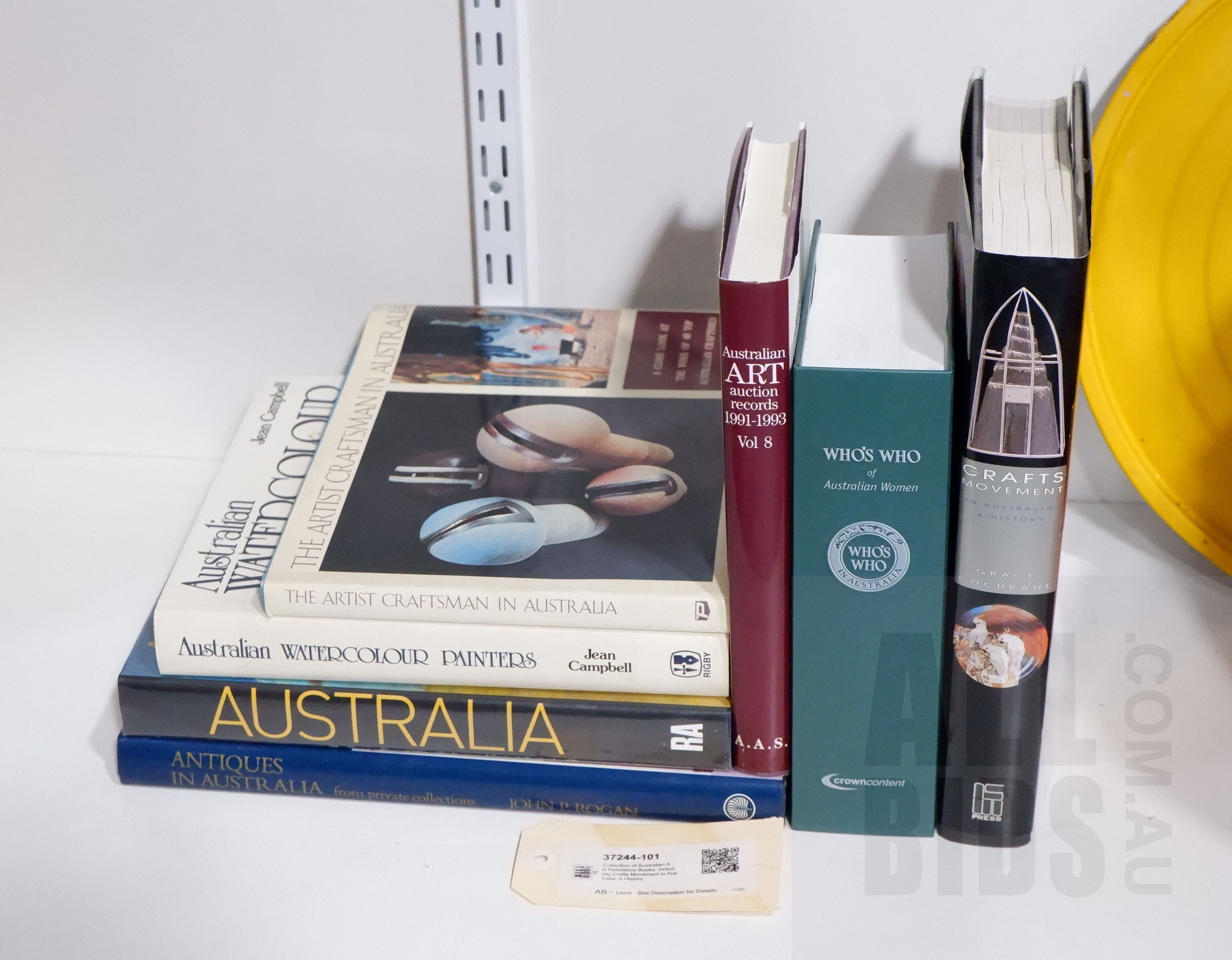 'Collection of Australian Art Reference Books, Including Crafts Movement in Australia: A History'