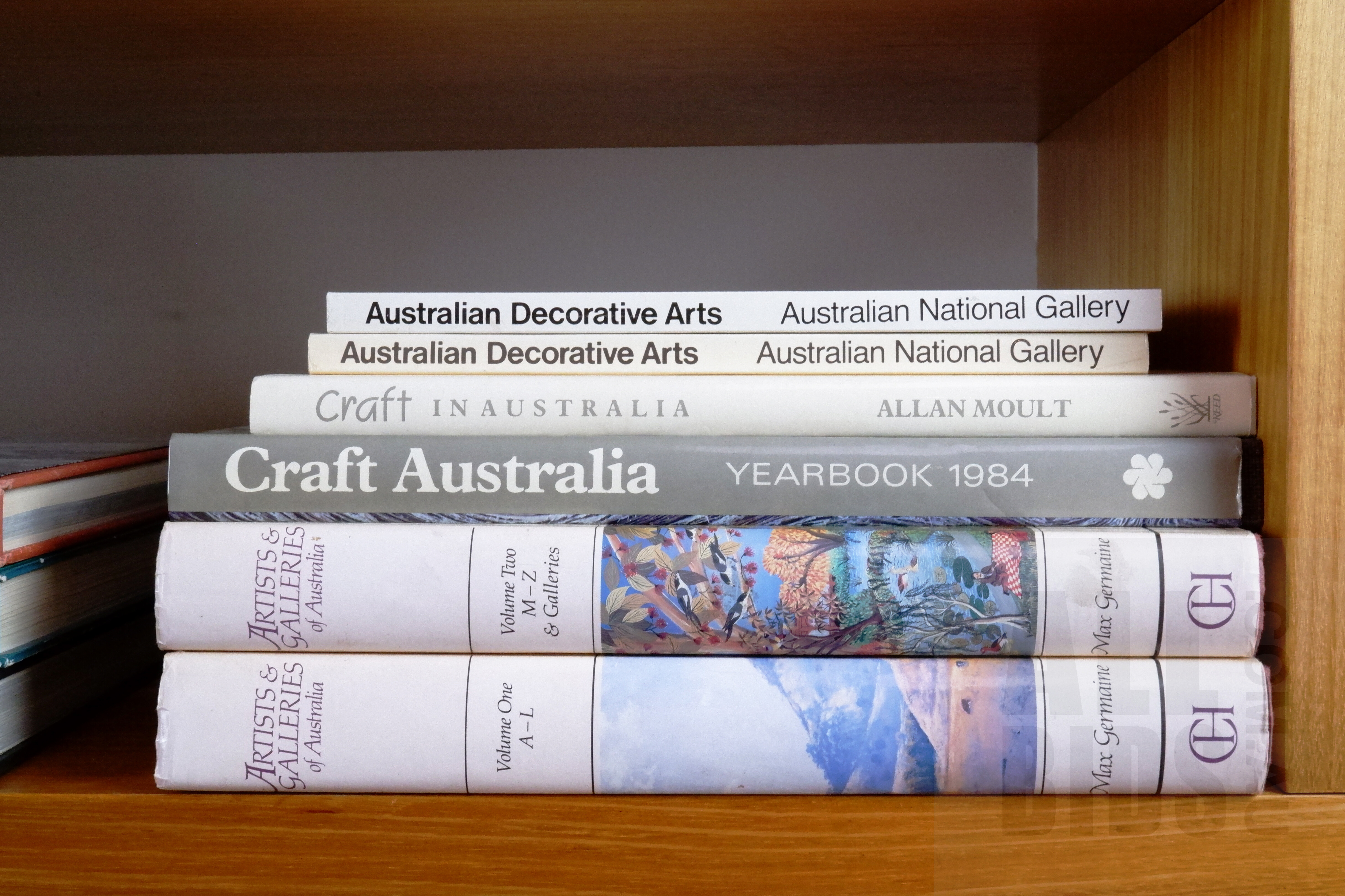 'Various Australian Art Reference Books, Including Craft Australia and Australian Decorative Arts'