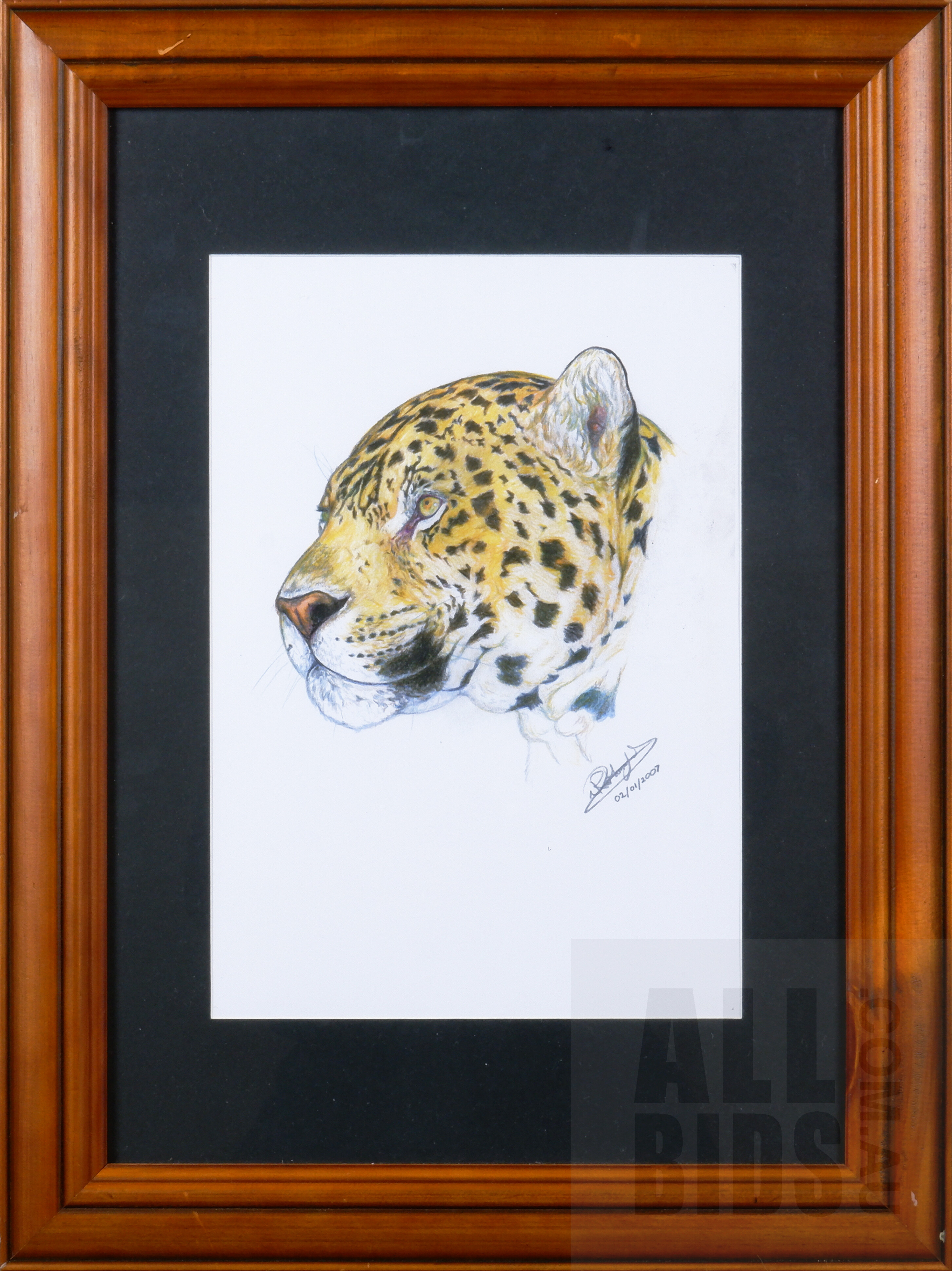 'Nayana Rathmalgoda (born 1988), Leopard, Offset Print, 29 x 20 cm'