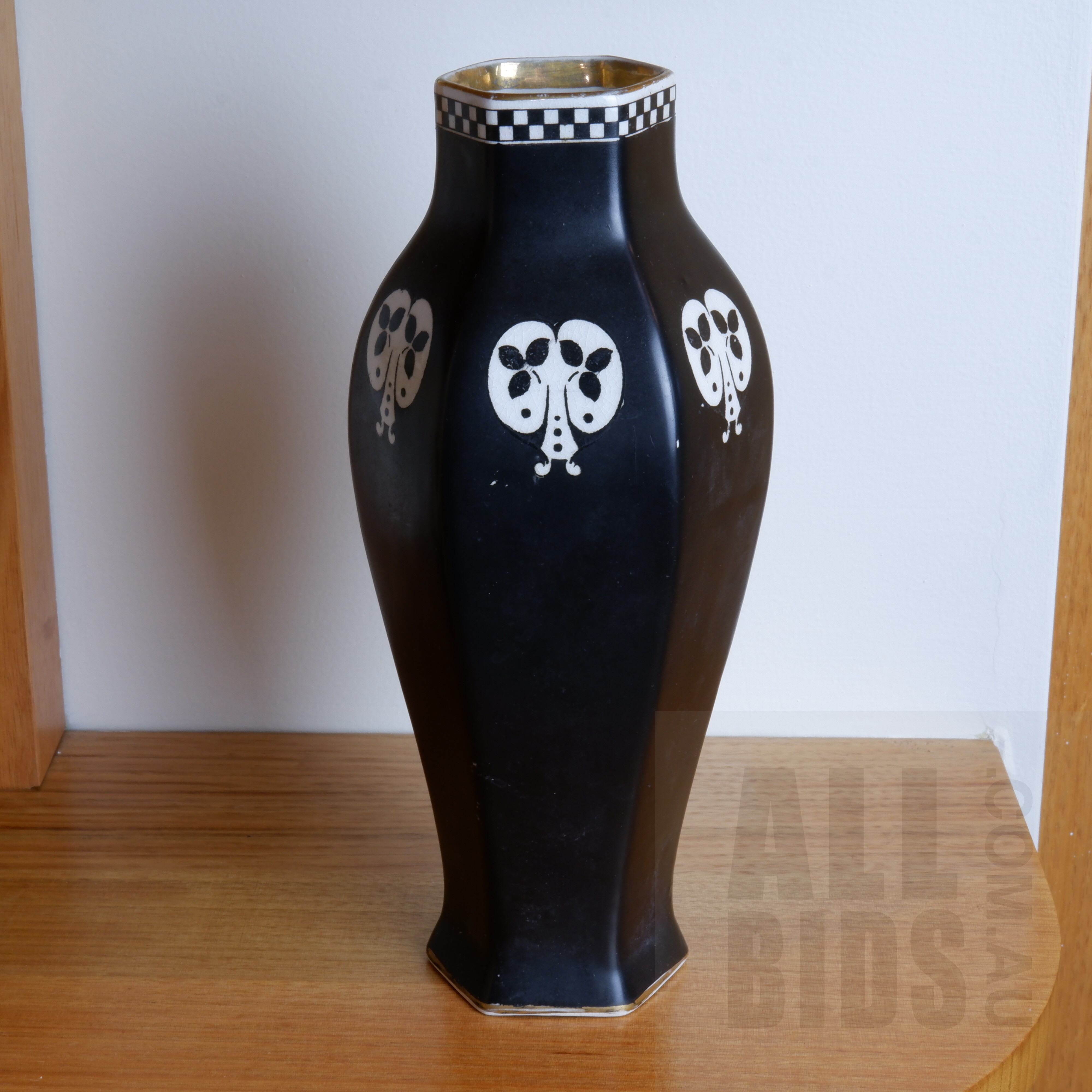 'Art Deco English Phoenix Ware Indus Vase'