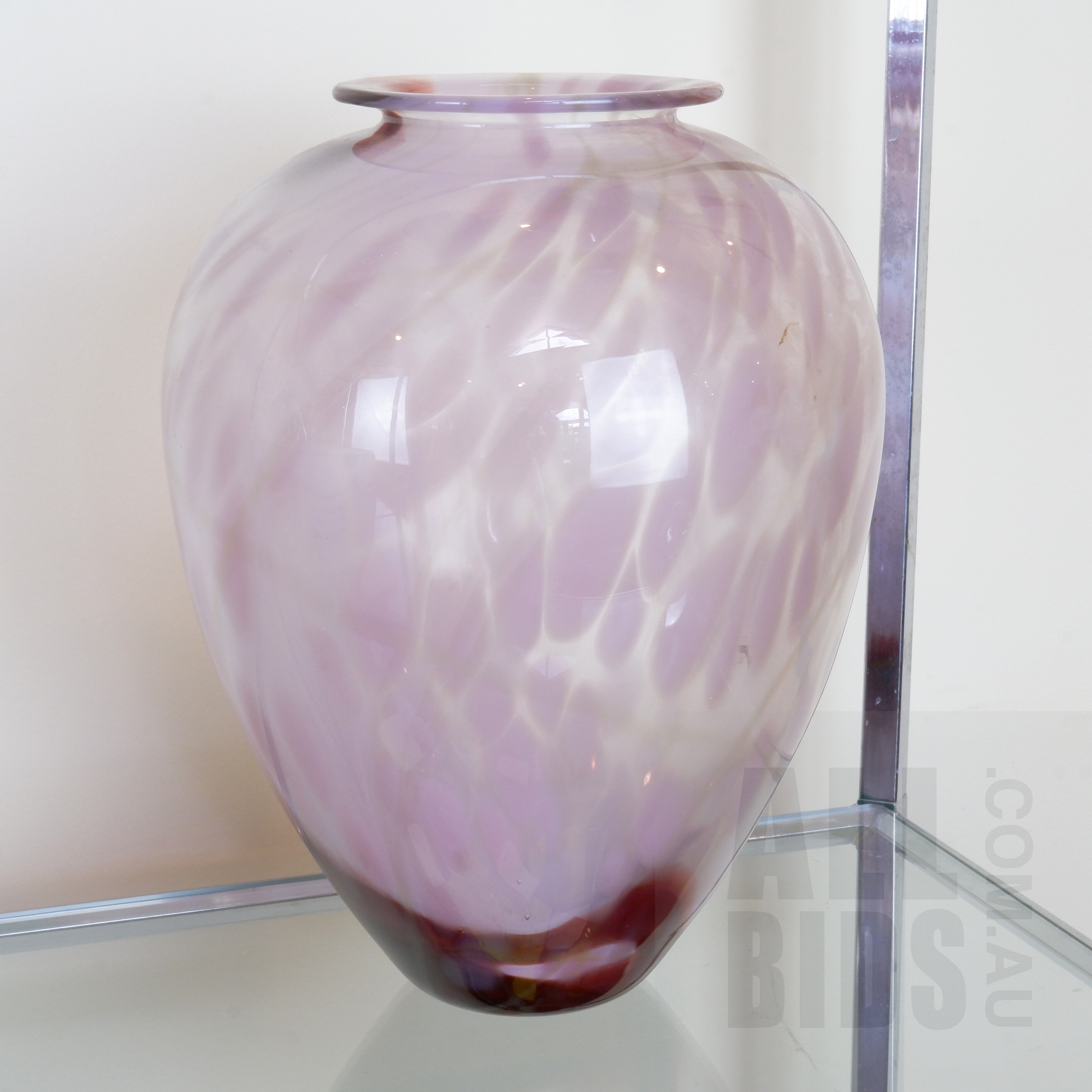 'Nicholas Mount (1952) Budgeree 1987, Studio Glass Vase'