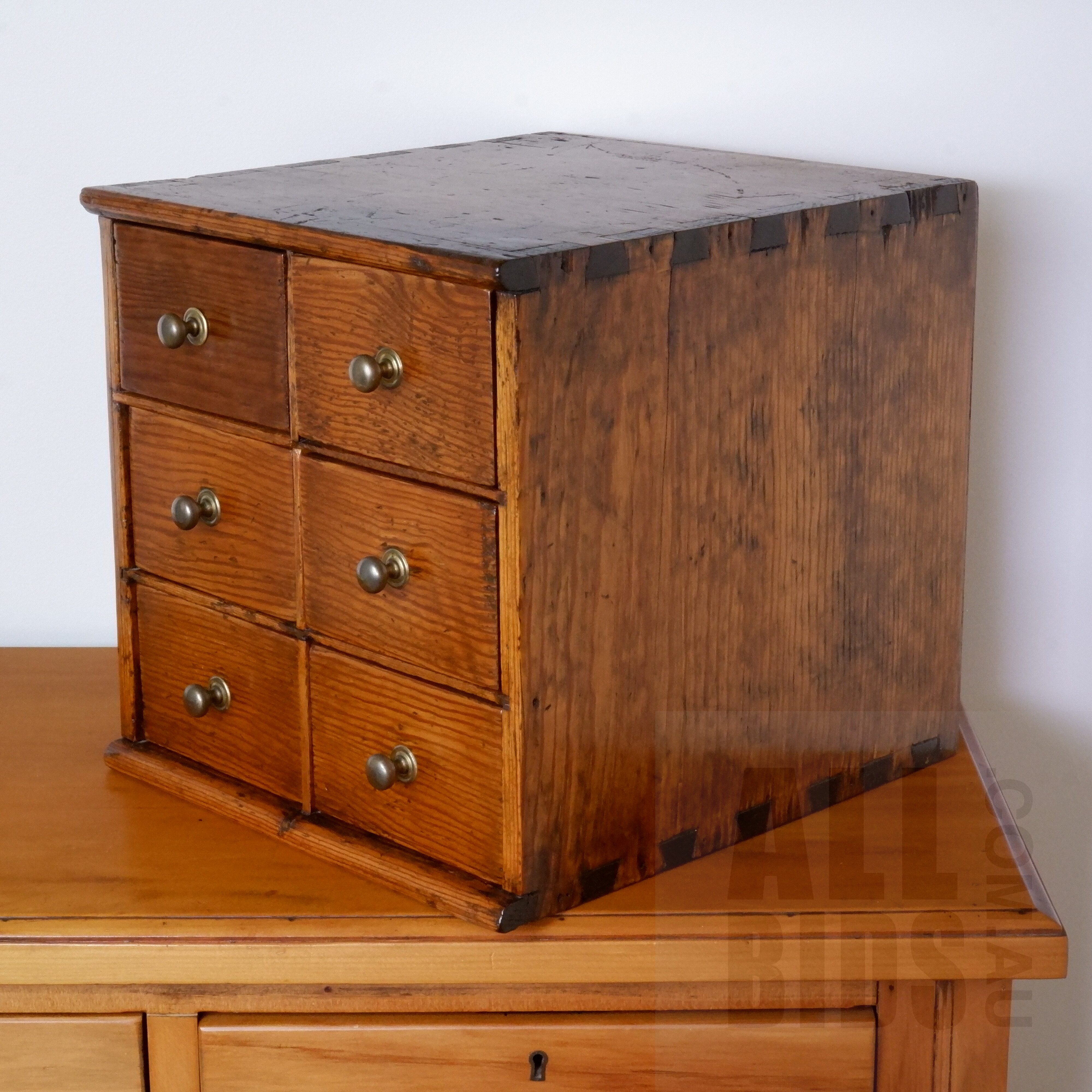 'Antique Oak Curio Cabinet'